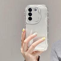 Madingas vienspalvis kreminis dėklas, skirtas Samsung Galaxy A55 A35 A15 A05S A54 A34 A24 A14 A04S A53 A33 A23 A13 A52 A71 A51 A50 A30 minkštas skaidrus TPU telefono dėklas Samsung Galaxy A15 gryna
