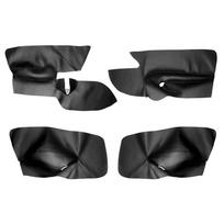 Kairės/Dešinės pusės Vairas VW Golf 5 MK5 Jetta 2005 2006 2007 2008 2009 2010 Mikropluošto Oda 4 vnt. Automobilio Interjero Durų Porankio Skydelio Apdailos Dangtelis LHD juoda