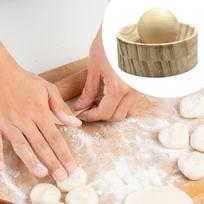 Wooden Dumpling Press Tool Pastry Presser DIY Easy to Use Versatile Compact Hand Pie Maker brown
