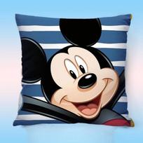 Disney Pillowsham Soft Cartoon Mickey Minnie Mouse Boys Girls Pillowcases Cushion Cover 40x40 45x45cm on Bed Sofa 40cmx40cm black
