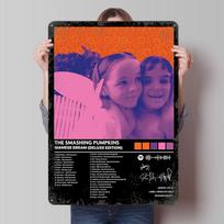 The Smashing Pumpkins Siamese Dream Album Metal Poster Customized Wall Art Retro Vintage Tinplate Signs for Decoration Room Home 7.9x11.8In(20x30cm) black