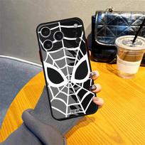 Galinis telefono dėklas, skirtas iPhone 17 16 Pro Max 11 17 Air 14 XS 16e 13 Mini 15 Plus 12 Marvel Žmogus-voras Voratinklis iPhone17 Pro black