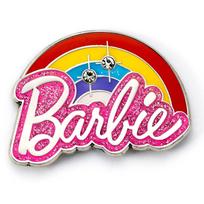 Barbie Rainbow Logo Pin Badge red