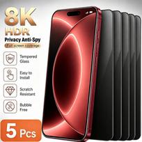 Tempered glass film suitable for iPhone 18/17 Pro Max/16 Pro Max/HDR privacy tempered glass film, 9H+hardness, one click installation without bubbles iPhone 7plus/8plus