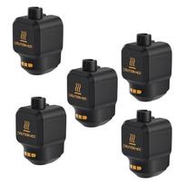 5PCS Silicone Sleeve Fit for Bambu Lab P2S 3D Printer Hotend Cover Print Head Silicone Sock black