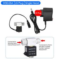Aquarium Solenoid Valve CO2 System Regulator Aquarium Accessories Electric Low Temperature Magnetic Valve For Fish Tank DC12V US Plug-W00-05A