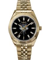 Timex x Jackie Aisch 50M Atsparus vandeniui Mineralinis Juodas Unisex [TIMEX] Laikrodis, Kvarcinis, Atsparus, Stiklas, Ciferblatas, TW2Y11400, juoda