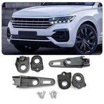 For Volkswagen Touareg 2015 2016 2017 2018 Car Front Bumper Headlight Bracket HeadLamp Repair Kit 7P0998225A 7P0998226A gray