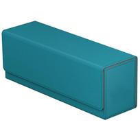 Magnetic Cards Box Card Case for Playing Cards PU Leather Cards Storage Box Trading Card Carrying Box Deck Game Card Box blue