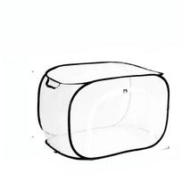 Collapsible Insect Cage Butterfly Habitat Insect Cage Mesh Cages Pop-up Collapsible Plant Greenhouse Box Net Cloth Hatch Cages 30 x30 x30cm black