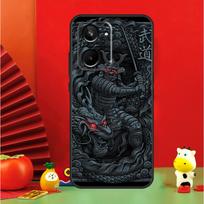 Anime Japanese Samurai For Realme GT6 GT7 15 Pro 10 11 12 13 14 Pro Plus C65 C67 C63 C61 C55 C51 C53 C35 C75 Case Realme C21Y C25Y black