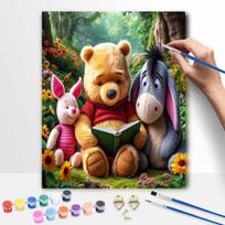 Disney Winnie the Pooh painting kit home bedroom wall art creative handmade gift for friends and family 50x70cm