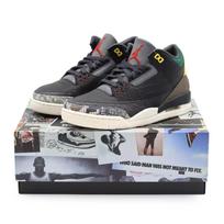 CV3583-003 Nike Air Jordan 3 Retro Animal Instinct 2.0 Black Dark Mocha (Men's) 11.5 black
