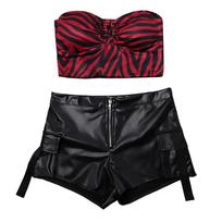Obsession Nikki Kostiumų Rinkinys Su Spandex Audiniu Helovino Pasirodymams XS black