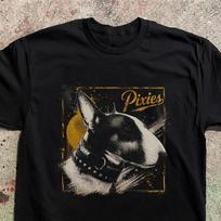 Vintažiniai Pixies Grupės Marškinėliai Retro Bulterjero Šuo Vintažiniai Streetwear Tampri Patogi Madinga Kvėpuojanti Šiek tiek M black