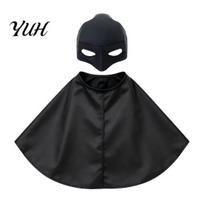 Helovino Katės Šikšnosparnio Kostiumas Juoda Kaukė Ir Apsiausto Kostiumas, Juokingi Gyvūnėlių Sparnai Katėms Aprangai, Mielas Šuniuko Apsirengimo Aksesuaras Cosplay, Šventė, Fotosesijos 1 Set black