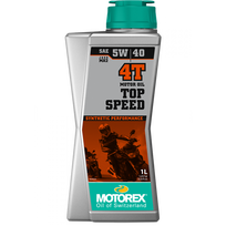 Motociklo variklio alyva MOTOREX TOP SPEED 4T SAE 5W40 MA2 1L