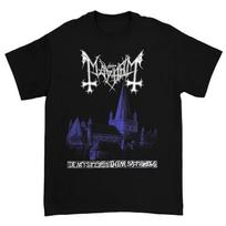 2025 Mayhem Norvegų Grupė Juodas Metalas Rokas Tamsus Vėjas Raudonas Amerikietiškas Retro Punk Gatvės Vyrai Moterys Aukštosios Mados Trumpomis Rankovėmis Marškinėliai S blue