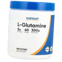 Glutamine powder, L-Glutamine Powder, Nutricost (32647002) 300g Unflavored