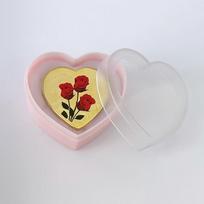 Qixi Valentine's Day, love rose commemorative coin, 520 coins, gifts for girlfriend, friends, hand gifts, including gift box gray
