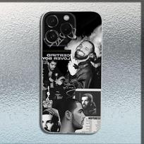 Dainininko Rapperio D-Drake telefono dėklas iPhone 16,15,14,13,12,11 Plus,Pro,Max,XR,XS,Plus,SE,Mini skaidrus minkštas dangtelis iPhone13PRO gray