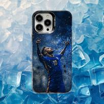Futbolas For N-NeYmAr 10 Telefono dėklas iPhone 16,15,14,13,12,11,Mini,Pro,SE,MAX Baltas Matinis Smūgiams atsparus dangtelis iphone14plus black