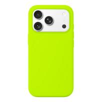 Originalus aukščiausios kokybės skysto silikono telefono dėklas su odos pojūčiu, skirtas IPhone 17 Pro Max 17E Air 16 15 14 13 Pro, apsaugantis nuo kritimo, plonas dangtelis iPhone17 Pro fluorescencinė žalia spalva