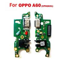 For Oppo A60 CPH2631 USB Charging Port Dock Connector Charger Board Microphone Module Flex Cable blue