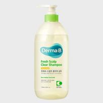 Derma B Fresh Scalp Clear Shampoo (Floral Green) 1000ml beige
