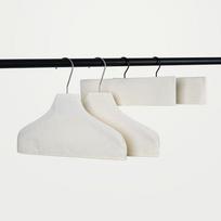 Neslystanti medvilnės ir lino pakabos užvalkalas megztiniams - Galima pasirinkti individualų logotipą Women's Hanger Cover 40*20