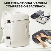 Vacuum Compression Backpack Large Capacity for Business Travel Cabin Carry-on Durable Hiking Daypack With pump