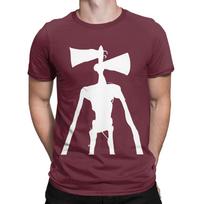 Siren Head White Poster Graphic Funny 100 Cotton Tshirt Siren Head Tops Tees For Unisex XL brown