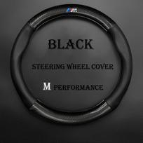 New BMW-MCar Steering Wheel Cover For BMW M PowerM3 M4 M5 E36 E39 E46 E60 E90 E91 F01 F10 F15 F20 F30 G05 X3 X5 X7 3 5 7 Series
