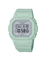 Casio Baby-G Flower Color Series Watch, Model BGD-565SC-3JF, Sage Green, Pearl Dial, 10 ATM Water Resistant žalia