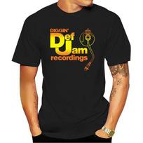 Unisex Drabužiai Def Jam Recording Retro Klasika Retas Logotipas Baltas Juodas Marškinėlis Unisex Unisex Šortai trumpomis rankovėmis Grafiniai Marškinėliai Harajuku Viršutiniai drabužiai 3XL brown
