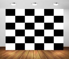 BELECO 7x5ft Audinio Juodai Balta Lenta Patikra Fonas Lenktynių Patikra Šachmatų Lenta Tekstūra Tinklelis Šachmatų Lenta Fonas R 59×39inch/150*100cm white