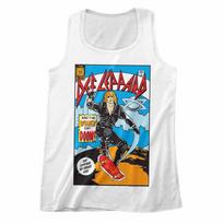 Def Leppard Comic Tank Top Shirt L white