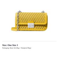 MICHAEL KORS Leather Crossbody Bag, Shoulder Bag Small Women's Dandelion Yellow 30T4S2RL5L-BRIGHT DANDELION One Size 1 yellow