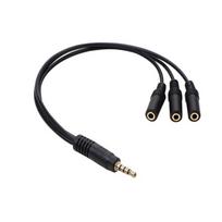 Aux kelių ausinių ausinių garso skirstytuvo adapteris, 3,5 mm lizdo šakotuvo skirstytuvo laidas onesize