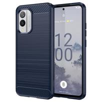 Dėklas Nokia X30 Dėklas Nokia X30 5G Dangtelis 6,43 colio Anglies Pluošto Smūgiams Atsparus Silikoninis Apsauginis Bamperis Nokia X30 Coque For Nokia X30