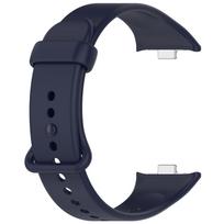 Silikoninis dirželis skirtas „Xiaomi Mi Band 9 Pro/8 Pro“ apyrankės laikrodžio apyrankei „Redmi Watch 4“ išmaniojo laikrodžio apyrankei tamsiai mėlyna spalva