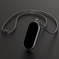 Mi Band 8 dirželis-karoliai, suderinamas su Xiaomi Smart Band 10NFC apyranke, Mi Band 9 išmaniuoju laikrodžiu, kaklo papuošalas, pakabukas Mi Band 8 For Mi Band 10 juoda