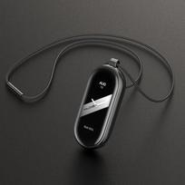 Mi Band 8 dirželis-karoliai, suderinamas su Xiaomi Smart Band 10NFC apyranke, Mi Band 9 išmaniuoju laikrodžiu, kaklo papuošalas, pakabukas Mi Band 8 For Mi Band 10 black