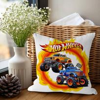 Hot Wheels Stitch Lucky Dragon Pillow Cover Sofa Cushion Cover Home Room Decoration Children Gift 12x12Inch