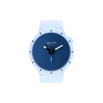 Swatch Unisex 47mm Mėlynas laikrodis SB03N102 SB03N102 Blue Dial white