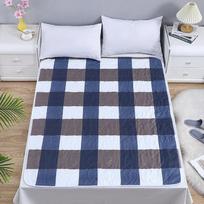 Neperšlampamas lovos vystyklas Daugkartinis medvilninis paklodės užvalkalas Vystyklų čiužinio lovos apsauga Vystyklų patalynė Šlapimo pagalvėlės 30X40cm  blue