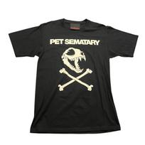 Pet Cemetery Horror Stephen King Dog Skull Goth Alternative Book T-Shirt Size S M black