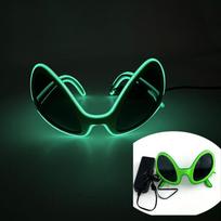 New Cool Cyberpunk Style Glasses Glowing Party Decor Luminous LED Sunglasses Lighting Up Bar Rave Music Dancing Party Other black