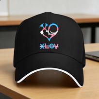 Xlov Love Baseball Cap  Summer Casual Trucker Hat For Unisex Hiking Fishing Sun Baseball Caps One Size black