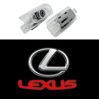 2 vnt. LED pasitikimo žibintai, automobilio durų projektoriaus lempos, priedai, skirti Lexus ES240 ES250 ES350 IS250 IS300 RX270 GS NX300 RX300 RX350 SN5